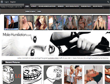 Tablet Screenshot of male-humiliation.com